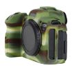 Canon EOS R6 Mark II Camouflage Litchi Texture Silicone Case - 1