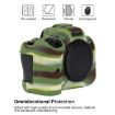 Canon EOS R6 Mark II Camouflage Litchi Texture Silicone Case - 4