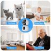 Y6203 4MP Zoom HD Indoor Waterproof Smart WiFi Camera, UK Plug, White - 7