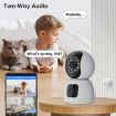 Y6203 4MP Zoom HD Indoor Waterproof Smart WiFi Camera, UK Plug, White - 8