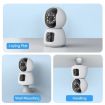 Y6203 4MP Zoom HD Indoor Waterproof Smart WiFi Camera, US Plug, White - 6