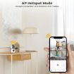 Y6204 4MP Zoom HD Indoor Waterproof Smart WiFi Camera, EU Plug, White - 7