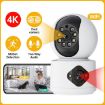 Y6204 4MP Zoom HD Indoor Waterproof Smart WiFi Camera - US Plug, White - 2
