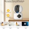 Y6204 4MP Zoom HD Indoor Waterproof Smart WiFi Camera - US Plug, White - 9