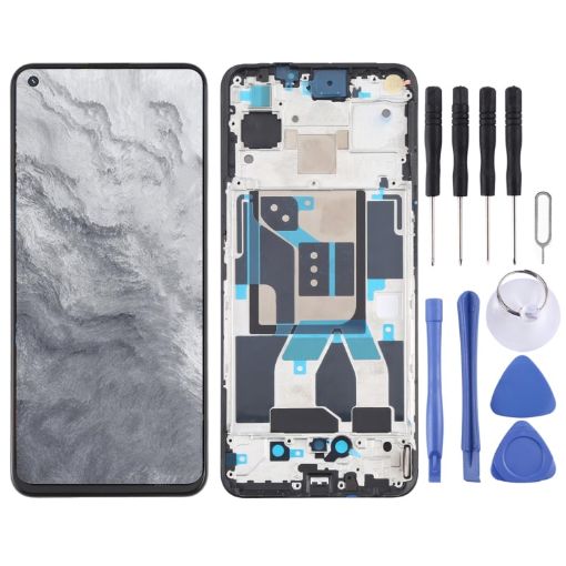 Realme GT Neo2T Original AMOLED LCD Screen Digitizer with Frame Assembly - 1