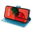 Realme 14 5G Blue Leather Phone Case - Tree & Deer Embossed Design - 3