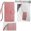 Vivo X200s Rose Gold Tree & Deer Embossed Leather Phone Case - 5