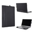 Microsoft Surface Laptop 6 13.5" Black Cloth Texture Leather Case Stand - 1