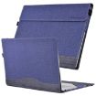 Microsoft Surface Laptop 6 15" Cloth Texture Leather Case - Deep Blue - 1