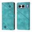 OnePlus Nord 4 5G Green Embossed Leather Phone Case - Global Version - 2