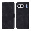 OnePlus Nord 4 5G Global Black Embossed Leather Phone Case - 2