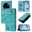 Realme Narzo 80/14 Pro 5G India Green Embossed Leather Phone Case - 1