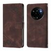 Realme Narzo 80/14 Pro 5G India Brown Embossed Leather Phone Case - 2