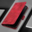 Realme 14 5G/P3 5G India Red Embossed Leather Phone Case - 3