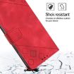 Realme 14 5G/P3 5G India Red Embossed Leather Phone Case - 6