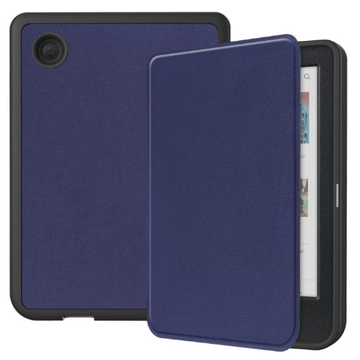 KOBO Clara Colour 2024 Dark Blue TPU Leather Tablet Case - 1