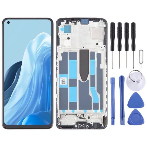 OPPO Find X5 Lite AMOLED LCD Screen Digitizer Assembly with Frame - 1