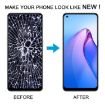 OPPO Reno8 4G AMOLED LCD Screen Digitizer Assembly with Frame - 6