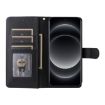 Xiaomi 14 Ultra Black Diamond Lattice Leather Flip Phone Case - 4