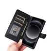 Xiaomi 14 Ultra Black Diamond Lattice Leather Flip Phone Case - 7