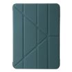 iPad Pro 13 2024 Dark Green TPU Flip Leather Case with Holder - 2