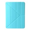 iPad Pro 13 2024 Mint Blue TPU Flip Leather Case with Holder - 2