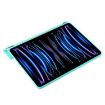 iPad Pro 13 2024 Mint Blue TPU Flip Leather Case with Holder - 7