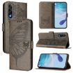 OnePlus Ace 5 Ultra Grey Embossed Butterfly Leather Phone Case - 1
