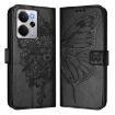 Realme 14 5G/P3 5G India Butterfly Leather Phone Case Black - 2
