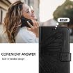 Realme 14 5G/P3 5G India Butterfly Leather Phone Case Black - 7