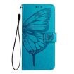 Realme 14 5G/P3 5G India Butterfly Leather Phone Case - Blue - 3