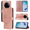 Realme Narzo 80/14 Pro 5G Embossed Butterfly Leather Case Rose Gold - 1