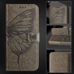 Realme Narzo 80/14 Pro 5G Embossed Butterfly Leather Case Grey - 6