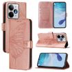 Realme Neo7 Turbo 5G Butterfly Leather Phone Case - Rose Gold - 1