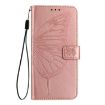 Realme Neo7 Turbo 5G Butterfly Leather Phone Case - Rose Gold - 3