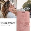 Realme Neo7 Turbo 5G Butterfly Leather Phone Case - Rose Gold - 7