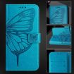 Realme V70/14x/C75 5G Blue Embossed Butterfly Leather Phone Case - 6