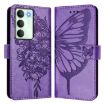 Realme V70/14x Global/C75 5G Butterfly Leather Case Light Purple - 2