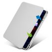 iPad Pro 13 2024 Fog Grey Leather Case with 360 Rotation Holder - 2