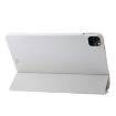 iPad Pro 13 2024 Grey Leather Case - Three-fold Holder Flip Cover - 4