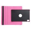 iPad Pro 13 2024 Leather Case Rose Red 360 Rotation Holder - 5