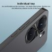 Vivo S30 AG Frosted Electroplating Acrylic Phone Case - Navy Blue - 4