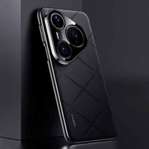 Huawei Pura 80 Pro/Pro+ 5G Black Leather Phone Case - 1