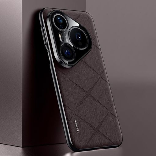 Huawei Pura 80 Pro Ultra 5G Brown Leather PC Phone Case - 1