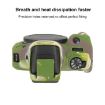 Canon EOS R100 Camouflage Litchi Texture Silicone Protective Case - 5