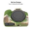 Canon EOS R100 Camouflage Litchi Texture Silicone Protective Case - 6