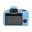 Canon EOS R100 Blue Litchi Texture Silicone Protective Case - 2
