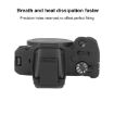 Canon EOS R100 Litchi Texture Silicone Protective Case - Black - 5