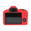 Canon EOS R100 Red Glossy Soft Silicone Protective Case - 2