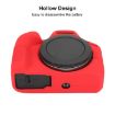 Canon EOS R100 Red Glossy Soft Silicone Protective Case - 6